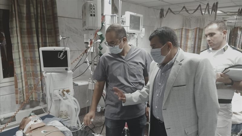 مصابو حادث أسوان