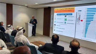أيمن عاشور يستعرض رؤية مصر في التعليم العالي بمعرض إكسبو دبي 2020 