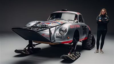 بورش الكلاسيكية تتحول إلى سيارة ثلجية لسباق التحمل|صور