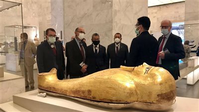 المتحف القومي للحضارة يستقبل وفدًا من سفراء دول أمريكا اللاتينية بالقاهرة