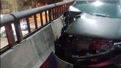 نجاة مدافع المحلة من الموت المحقق في حادث سير بعد مباراة إنبي | صور 