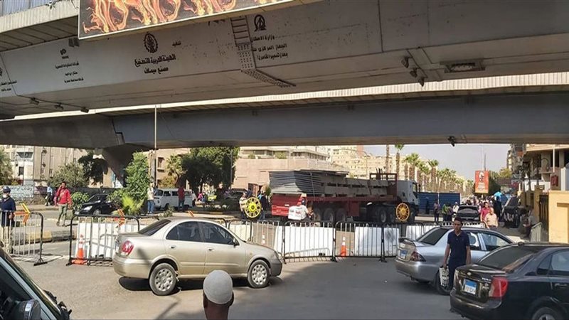 غلق شارع الهرم