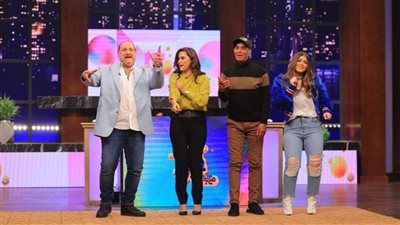 سليمان عيد ورشا مهدي في كواليس 