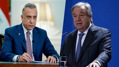أمين عام الأمم المتحدة يدين محاولة اغتيال رئيس وزراء العراق