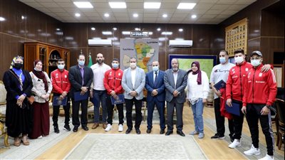 محافظ المنوفية يكرم الفائزين بالمراكز الأولى في بطولة البحر المتوسط باليونان 
