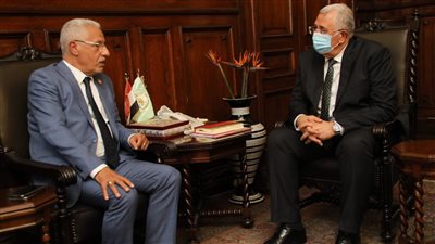 وزير الزراعة يستقبل الأمين العام لجائزة خليفة الدولية لنخيل التمر والابتكار الزراعي