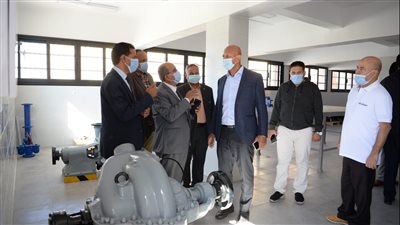 وفد من الاتحاد الأوروبي يزور شركتي مياه الشرب بالقاهرة وبني سويف