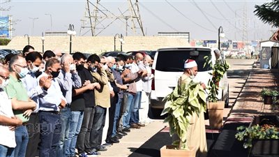  صلاة الجنازة على أحمد خليل بمسجد الشرطة |صور 