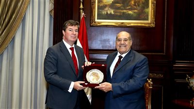 تفاصيل لقاء رئيس مجلس الشيوخ وسفير بلجيكا بالقاهرة