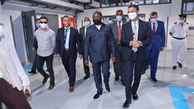 شريف فاروق يستقبل الرئيس التنفيذي لبريد جمهورية الكونغو الديمقراطية