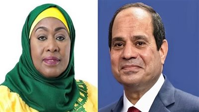  مراسم استقبال رسمية لرئيسة تنزانيا بقصر الاتحادية