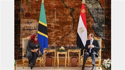 شاهد| تفاصيل زيارة رئيسة تنزانيا لقصر الاتحادية ولقاء السيسي