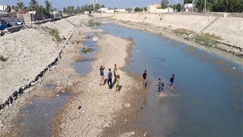 جفاف نهر دجلة 