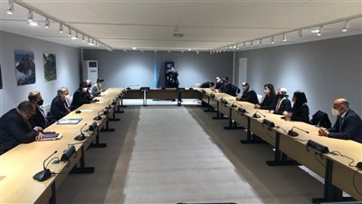 وزيرة التخطيط تلتقي السكرتير العام للأمم المتحدة