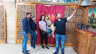 الصور التذكارية ترصد فرحة الأقباط باحتفالات دير مارجرجس في الأقصر