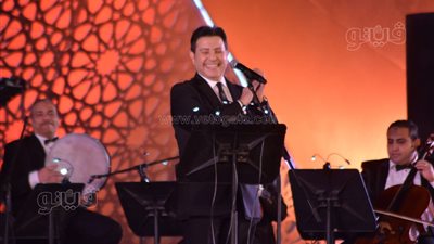 حفل هاني شاكر يرفع شعار كامل العدد بمهرجان الموسيقى العربية | صور