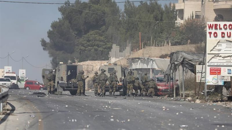 إصابة عشرات الفلسطينيين