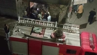 الألعاب النارية السبب، السيطرة على حريق شارع الجلاء في قويسنا بالمنوفية