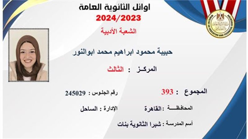 الطالبة حبيبة محمود