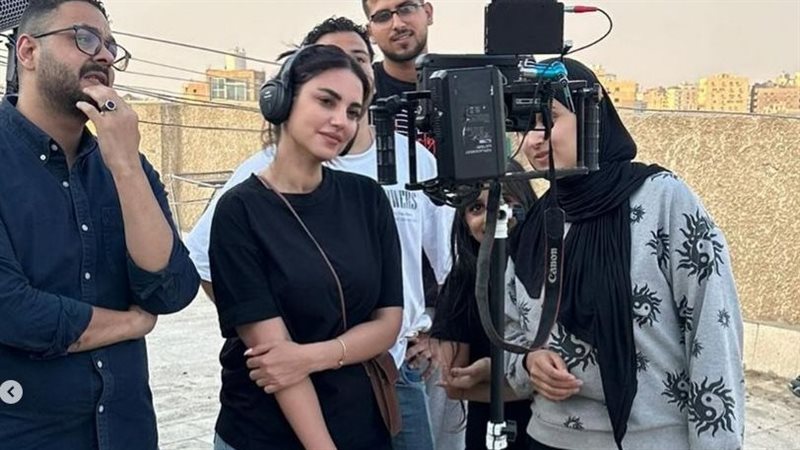 درة في كواليس فيلمها
