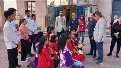 محافظ الدقهلية يتفقد مكتبة مصر العامة ويشهد العروض الفنية (صور)