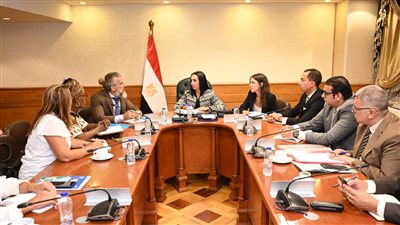 وزيرة التضامن تلتقي ممثل منظمة الأمم المتحدة للطفولة في مصر 