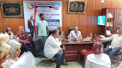 وكيل صحة البحيرة يشدد على حُسن التعامل مع المرضى بمستشفى كفر الدوار 