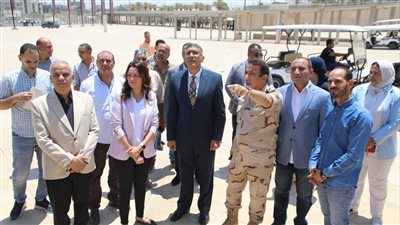محافظ الجيزة يقوم بجولة داخل المتحف المصري الكبير (صور)