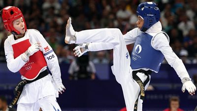 دنيا أبو طالب تتأهل لدور الـ8 للتايكواندو بعد الفوز على لاعبة الكيان الصهيوني بأولمبياد باريس