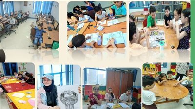   مكتبة مصر العامة بالزقازيق تقدم أنشطة الرسم والبرمجة واللغات