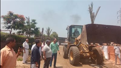 إزالة فورية لتعدٍ على 7 قراريط في قرية بميت غمر