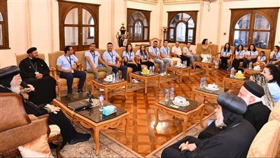 البابا تواضروس يلتقي مجموعة من شباب إيبارشية ميلانو