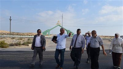 لجنة لمعاينة موقع المستشفى الجامعي غرب مدينة العريش