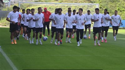 تأكيدا لفيتو، محمود صابر يشارك في تدريبات المنتخب الأولمبي قبل مواجهة المغرب