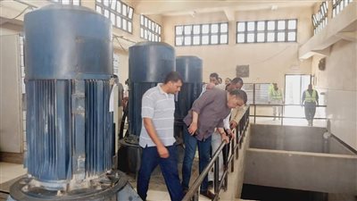 مسؤولو الإسكان يتفقدون محطات الصرف والمعالجة بمدينة بدر