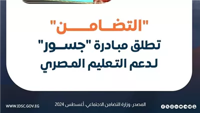 معلومات الوزراء يسلط الضوء على مبادرة جسور لدعم التعليم المصري