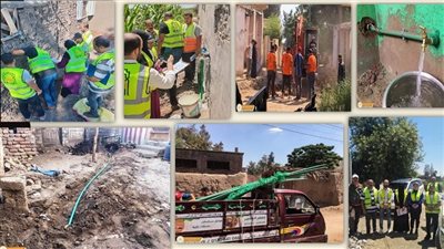 مياه الشرقية: تركيب 170 وصلة منزلية بالمجان بكفر صقر والحسينية