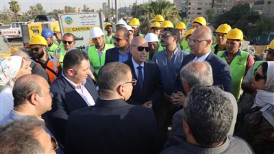 محافظا القاهرة والقليوبية يتفقدان تطوير كوبري الأميرية