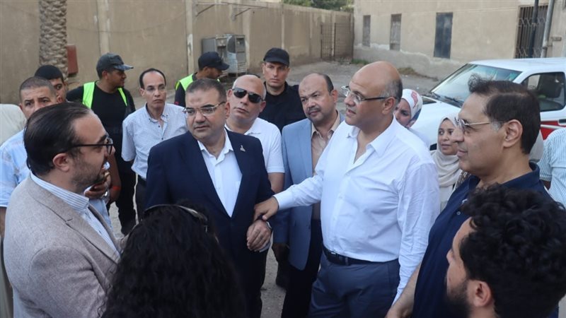 محافظ القليوبية خلال