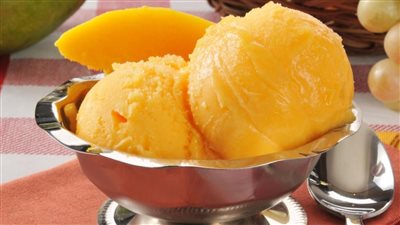 طريقة عمل سوربيه المانجو، مثلج ولذيذ وسهل التحضير 