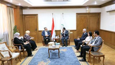 رئيس التنظيم والإدارة يبحث مع ممثل اليونسيف في مصر التعاون المشترك