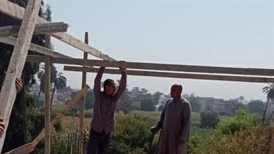 إزالة 71 حالة تعدٍ على الأراضي الزراعية وأملاك الدولة بالمنيا (صور)