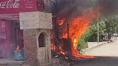 خسائر مالية كبيرة في حريق كشك وفرن بأوسيم 