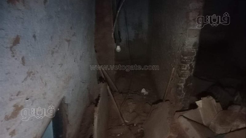 انهيار منزل فى أسوان