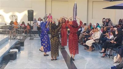 نموذج لمحاكاة حفل ختام أولمبياد باريس بالمتحف اليوناني الروماني 