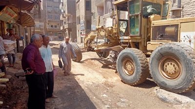 محافظ المنيا يتابع أعمال رفع كفاءة الطرق والشوارع (صور)