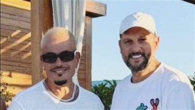 عماد زيادة بصحبة عمرو دياب بعد حفل مهرجان العلمين