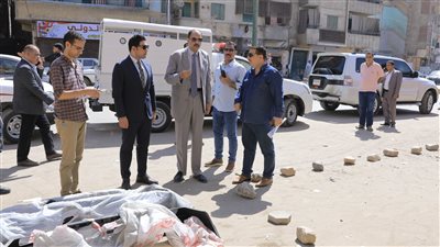 محافظ سوهاج يتابع مستويات النظافة وإزالة الإشغالات بحى غرب