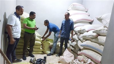 ضبط 2 طن ردة مغشوشة قبل بيعها في السوق السوداء بأبوتيج أسيوط