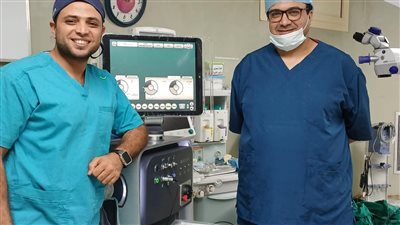 إجراء أولى عمليات إزالة المياه البيضاء باستخدام تقنية (الفاكو) بتأمين صحي القليوبية